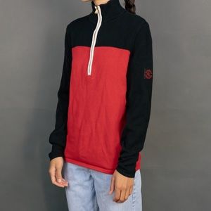 Vintage Ralph Lauren color block turtle neck
